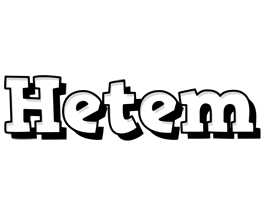 Hetem snowing logo
