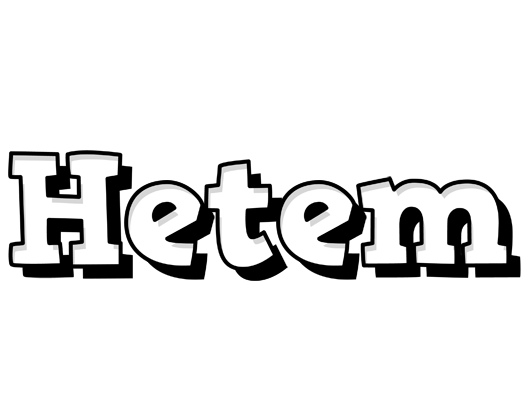 Hetem snowing logo