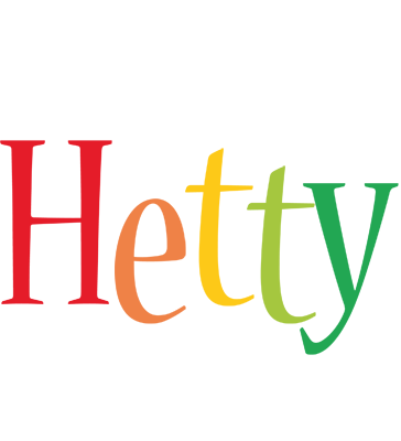 Hetty birthday logo