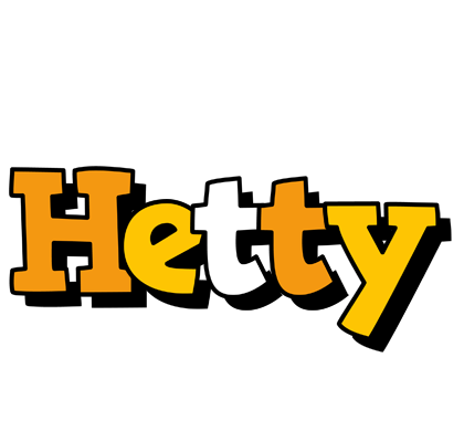 Hetty cartoon logo