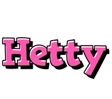 Hetty girlish logo