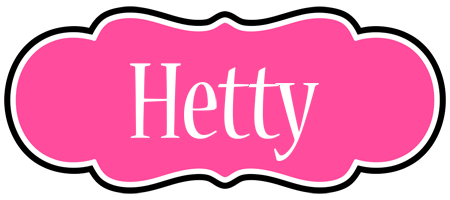 Hetty invitation logo