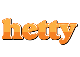 Hetty orange logo