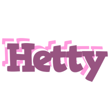 Hetty relaxing logo