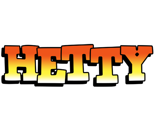 Hetty sunset logo