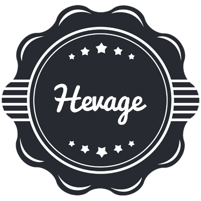 Hevage badge logo