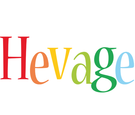 Hevage birthday logo