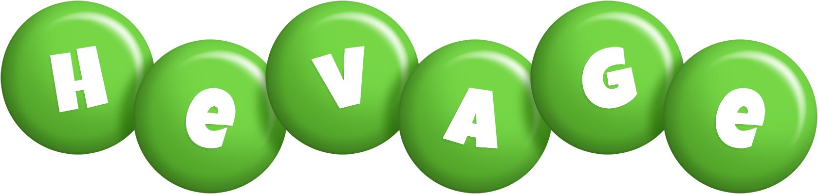 Hevage candy-green logo