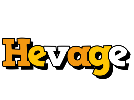 Hevage cartoon logo
