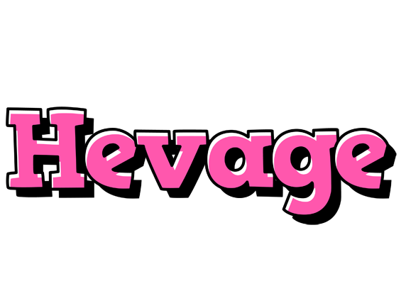 Hevage girlish logo