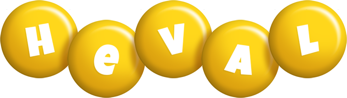 Heval candy-yellow logo