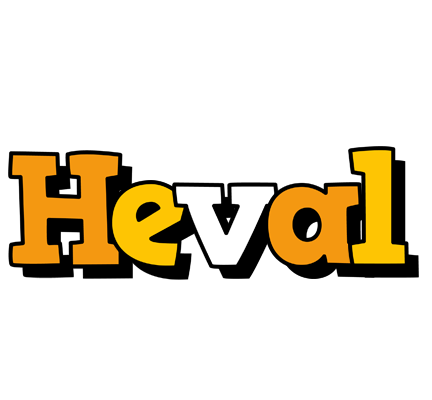 Heval cartoon logo
