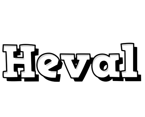 Heval snowing logo