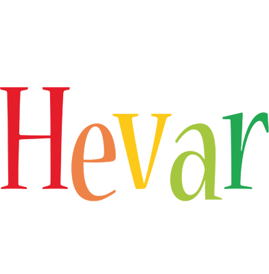 Hevar birthday logo