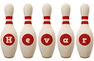 Hevar bowling-pin logo