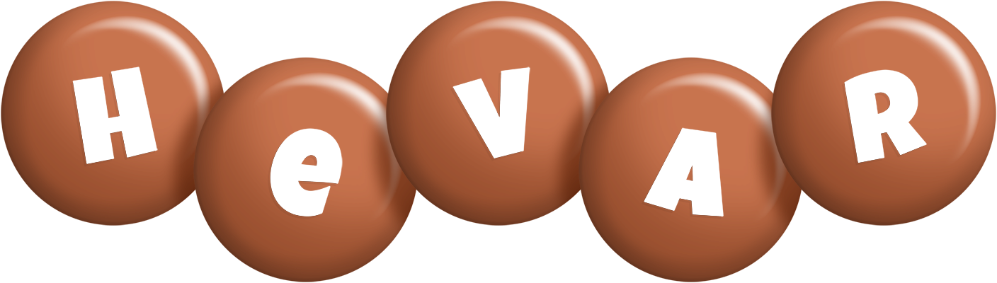 Hevar candy-brown logo