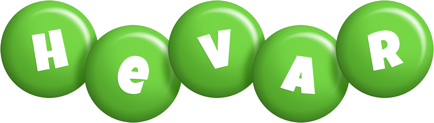 Hevar candy-green logo