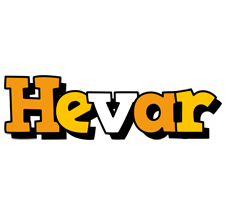 Hevar cartoon logo