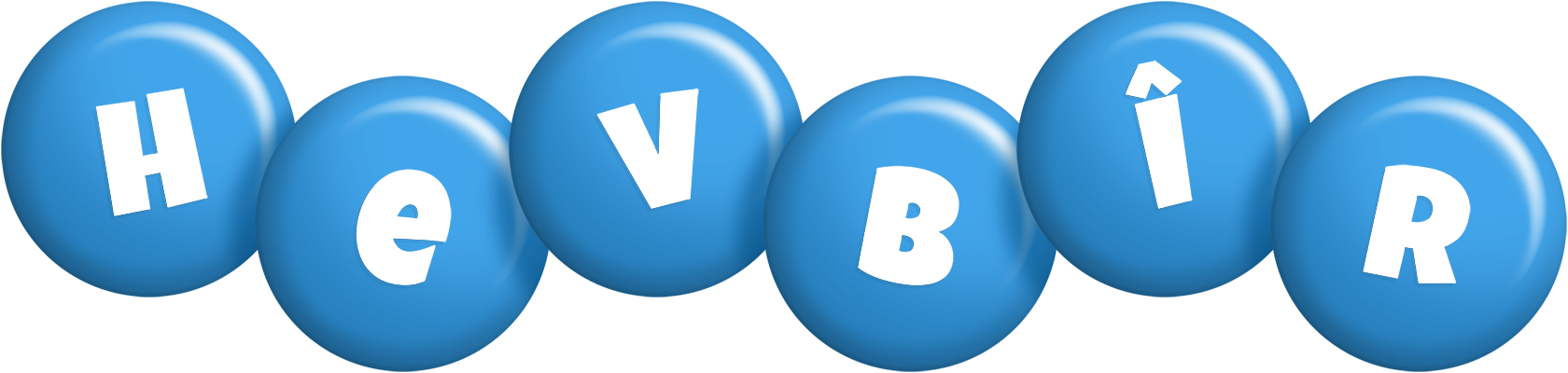 Hevbîr candy-blue logo
