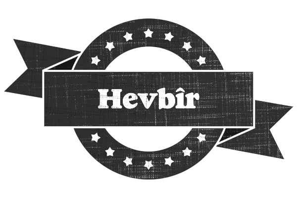 Hevbîr grunge logo
