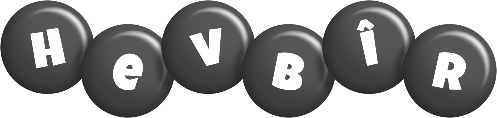 Hevbîr candy-black logo