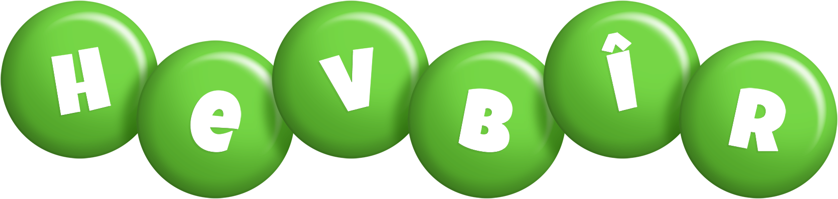 Hevbîr candy-green logo