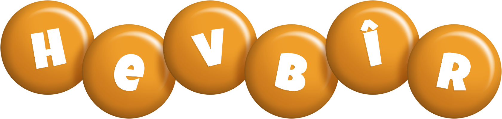 Hevbîr candy-orange logo