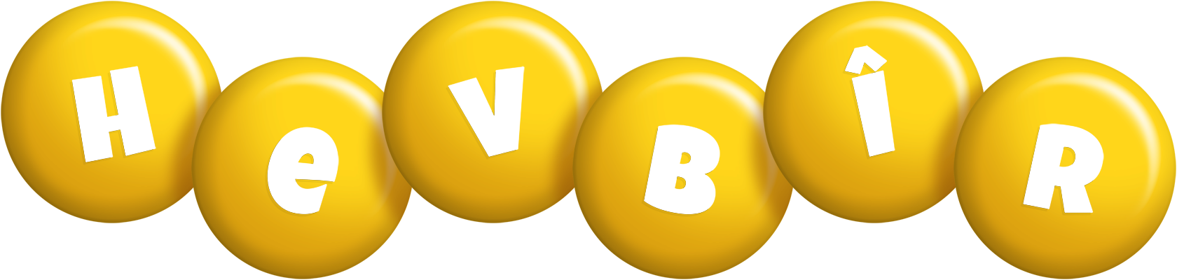 Hevbîr candy-yellow logo