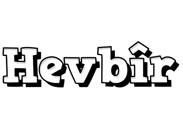 Hevbîr snowing logo