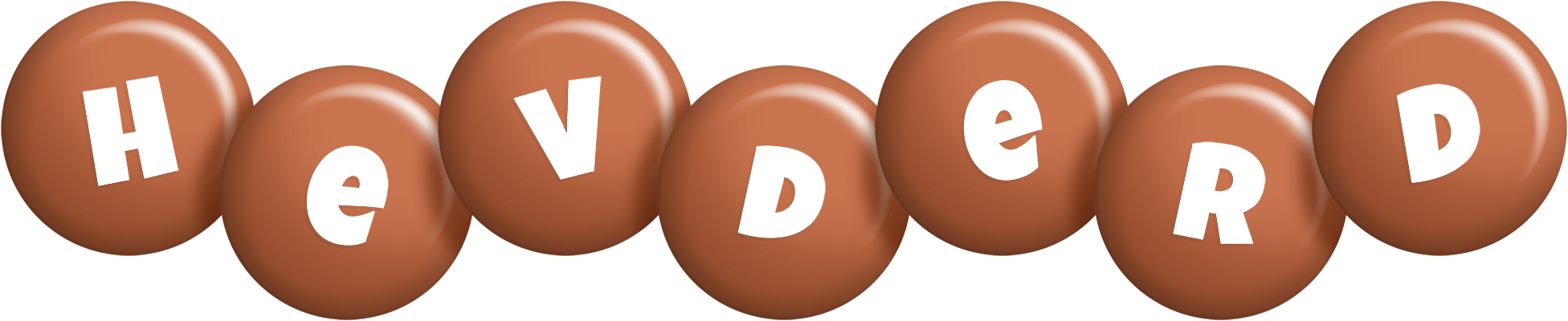 Hevderd candy-brown logo