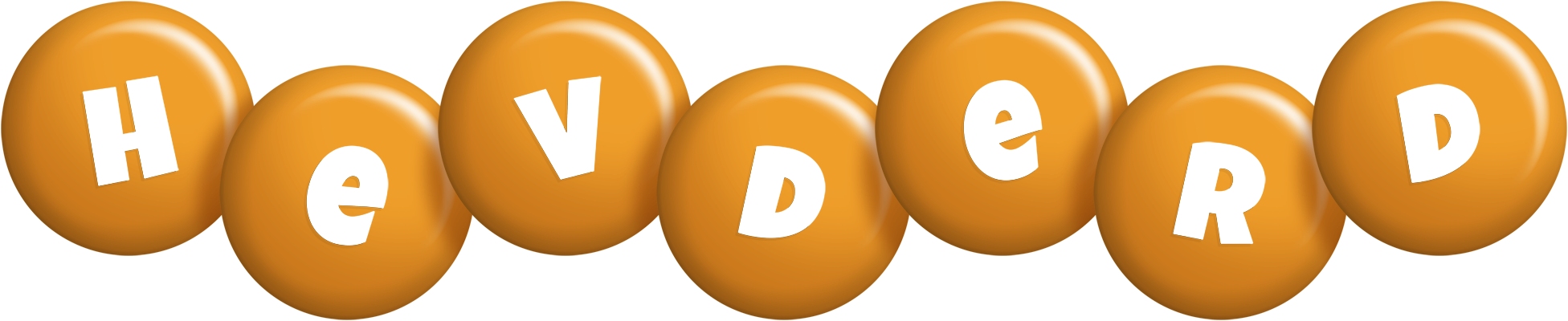 Hevderd candy-orange logo