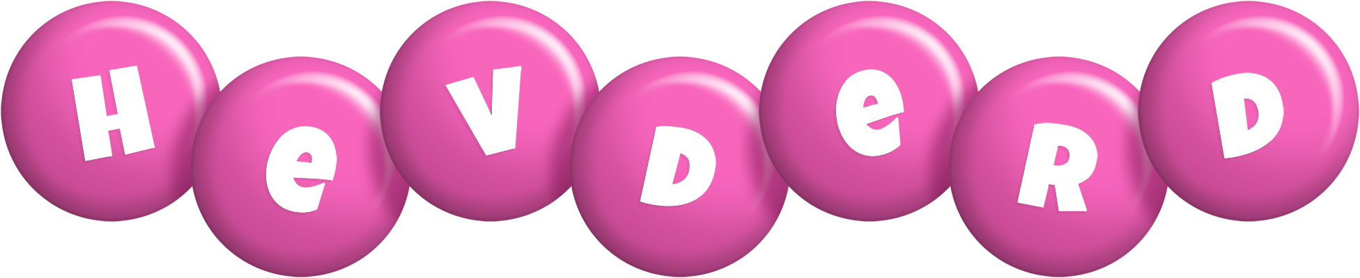 Hevderd candy-pink logo