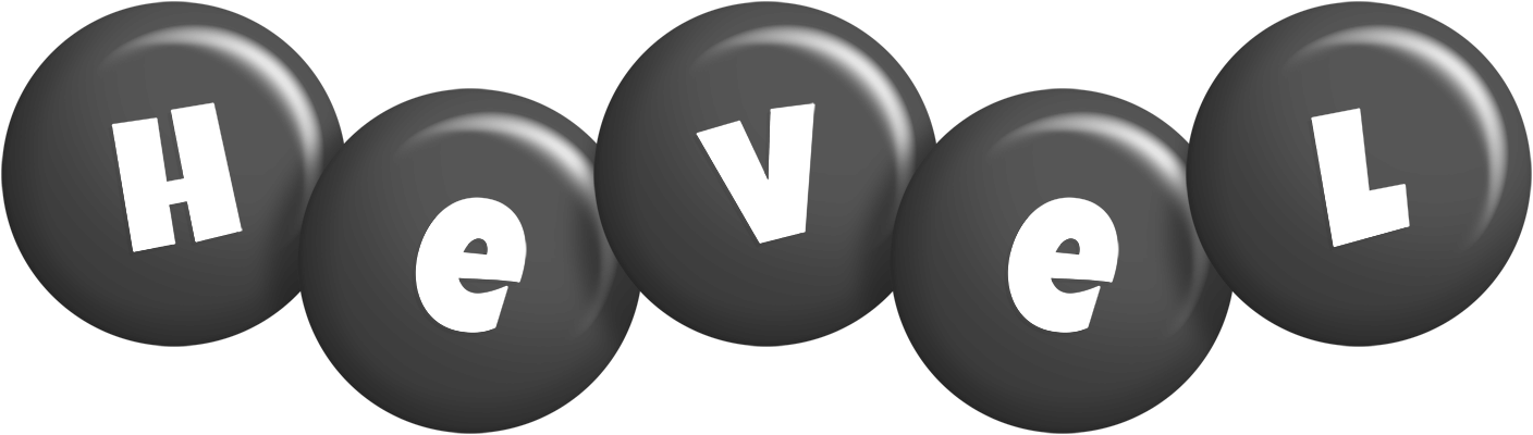 Hevel candy-black logo