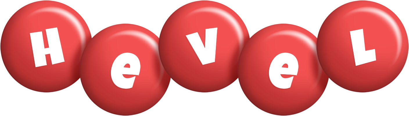 Hevel candy-red logo