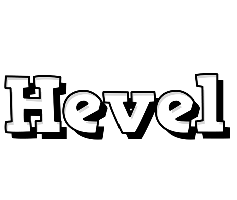 Hevel snowing logo