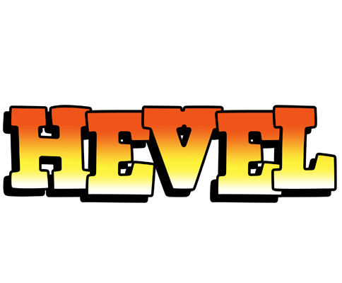 Hevel sunset logo