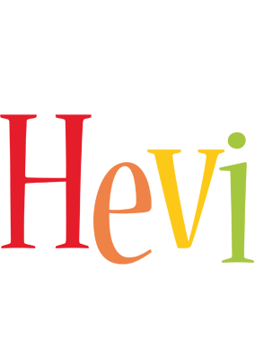 Hevi birthday logo