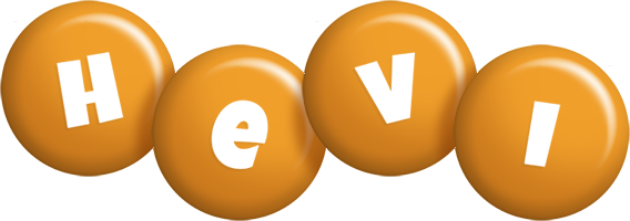 Hevi candy-orange logo