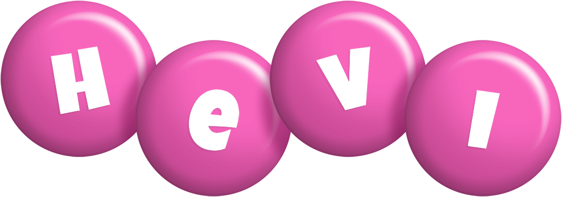 Hevi candy-pink logo