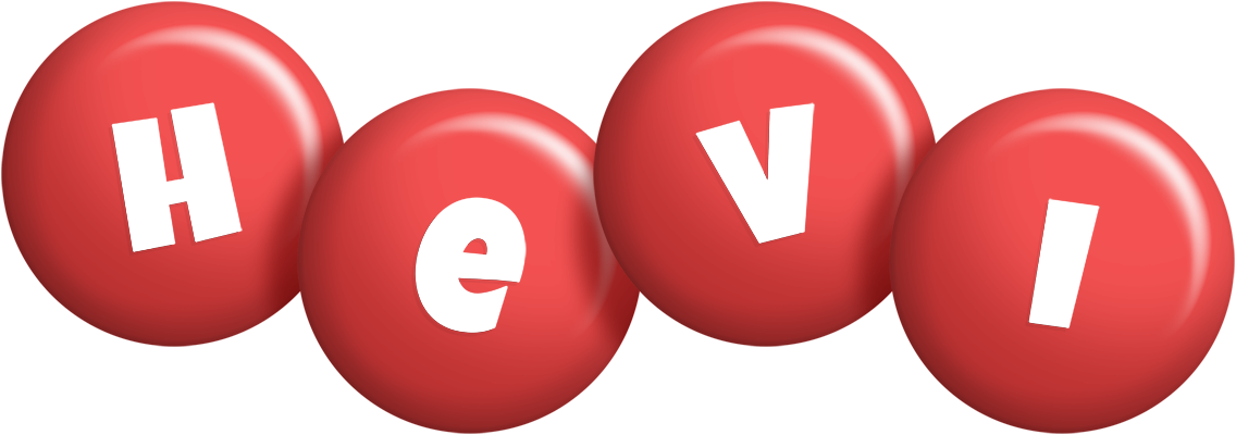 Hevi candy-red logo