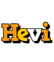 Hevi cartoon logo