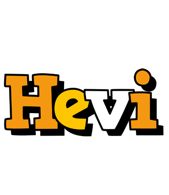 Hevi cartoon logo