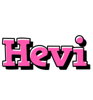 Hevi girlish logo