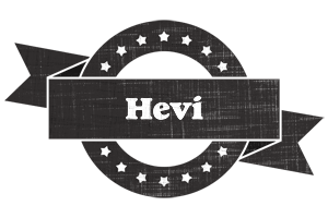 Hevi grunge logo