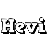 Hevi snowing logo