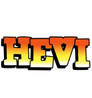 Hevi sunset logo