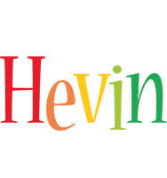 Hevin birthday logo