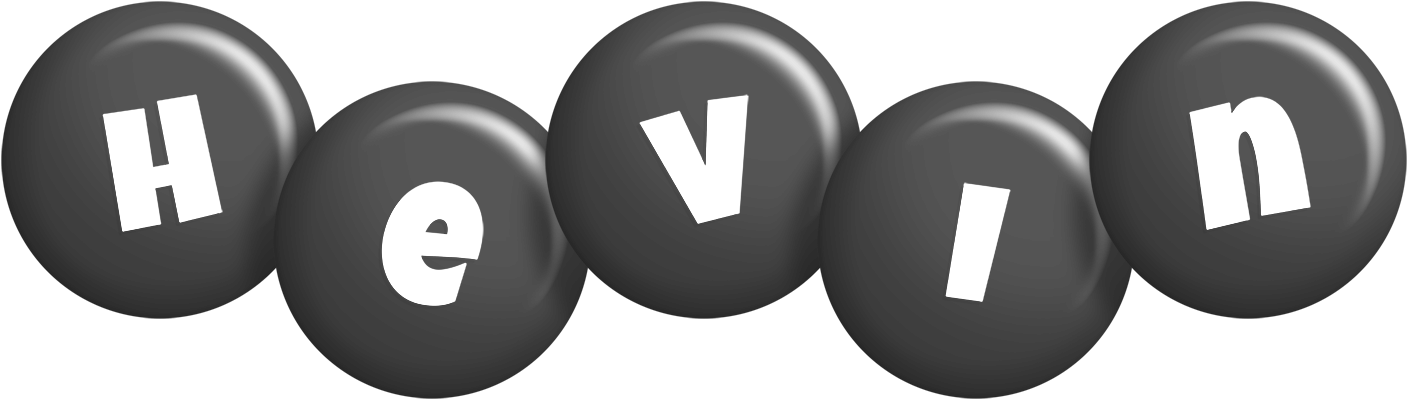 Hevin candy-black logo