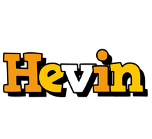 Hevin cartoon logo