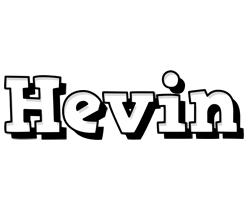 Hevin snowing logo